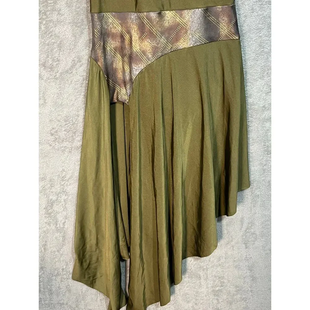 Tenth House Dance Leotard Costume Medium Olive Fairy Grunge Performing Arts